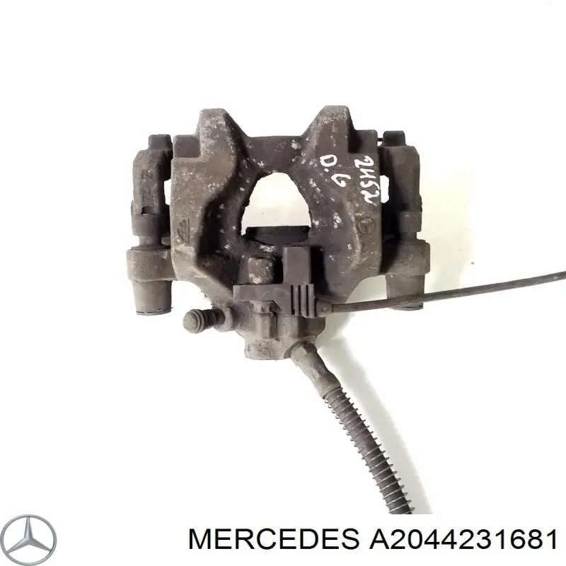A2044231681 Mercedes суппорт тормозной задний правый