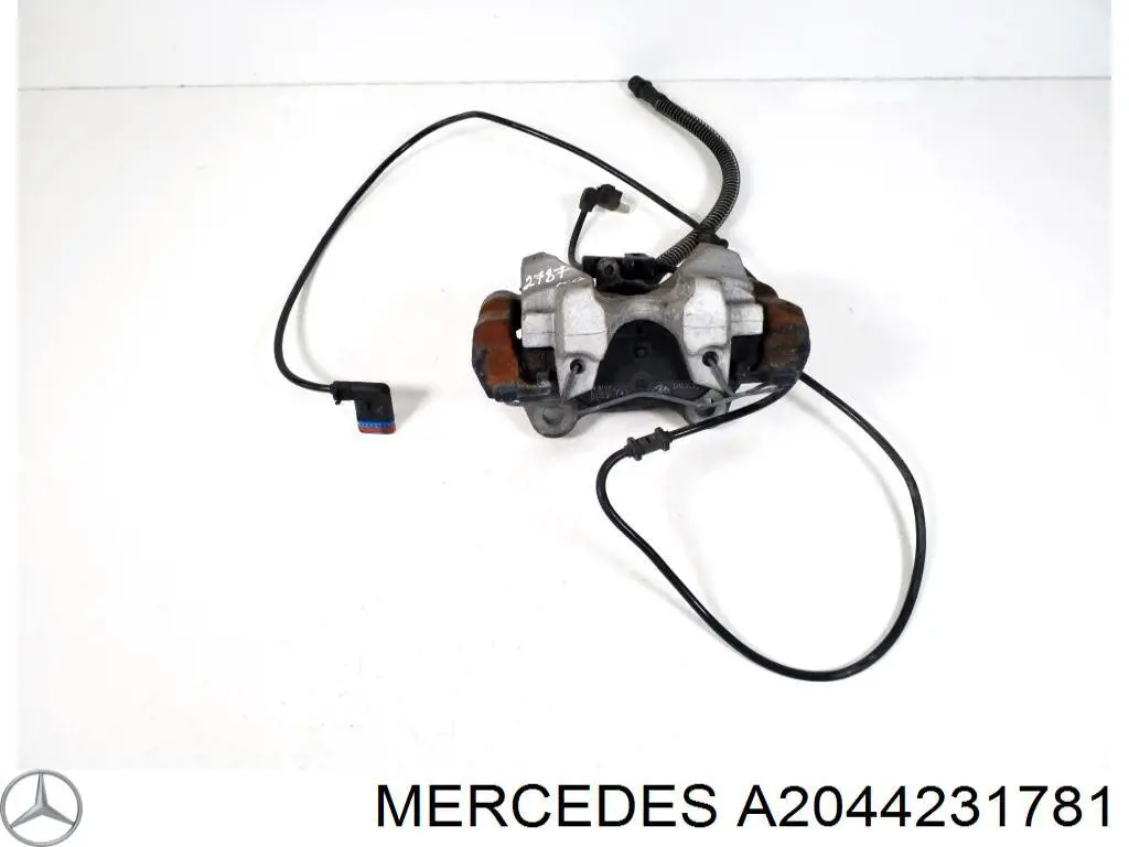 A2044231781 Mercedes суппорт тормозной задний левый