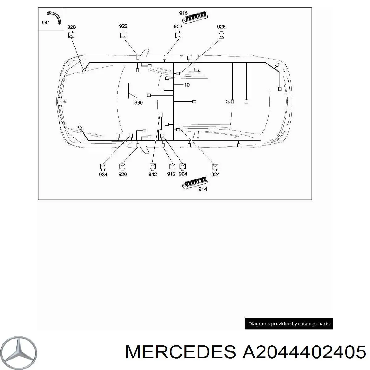 2044402405 Mercedes 