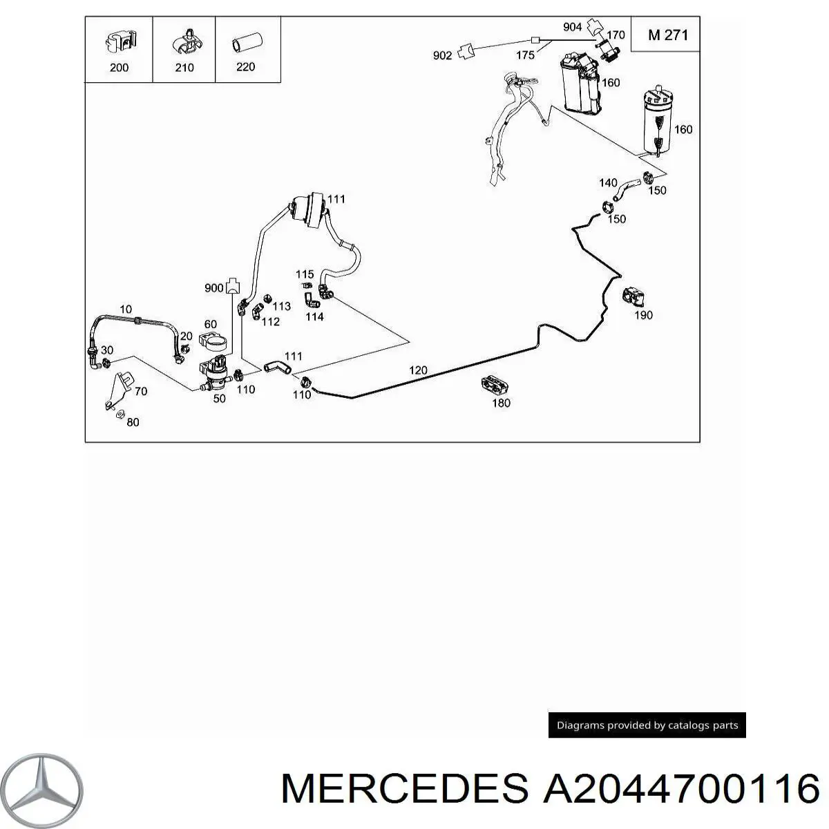  A2044700116 Mercedes