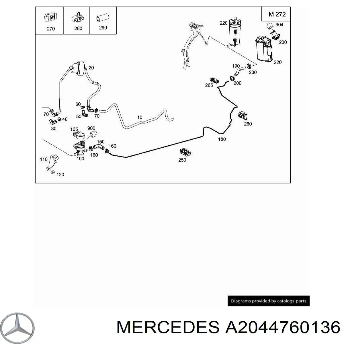 A2044760136 Mercedes 