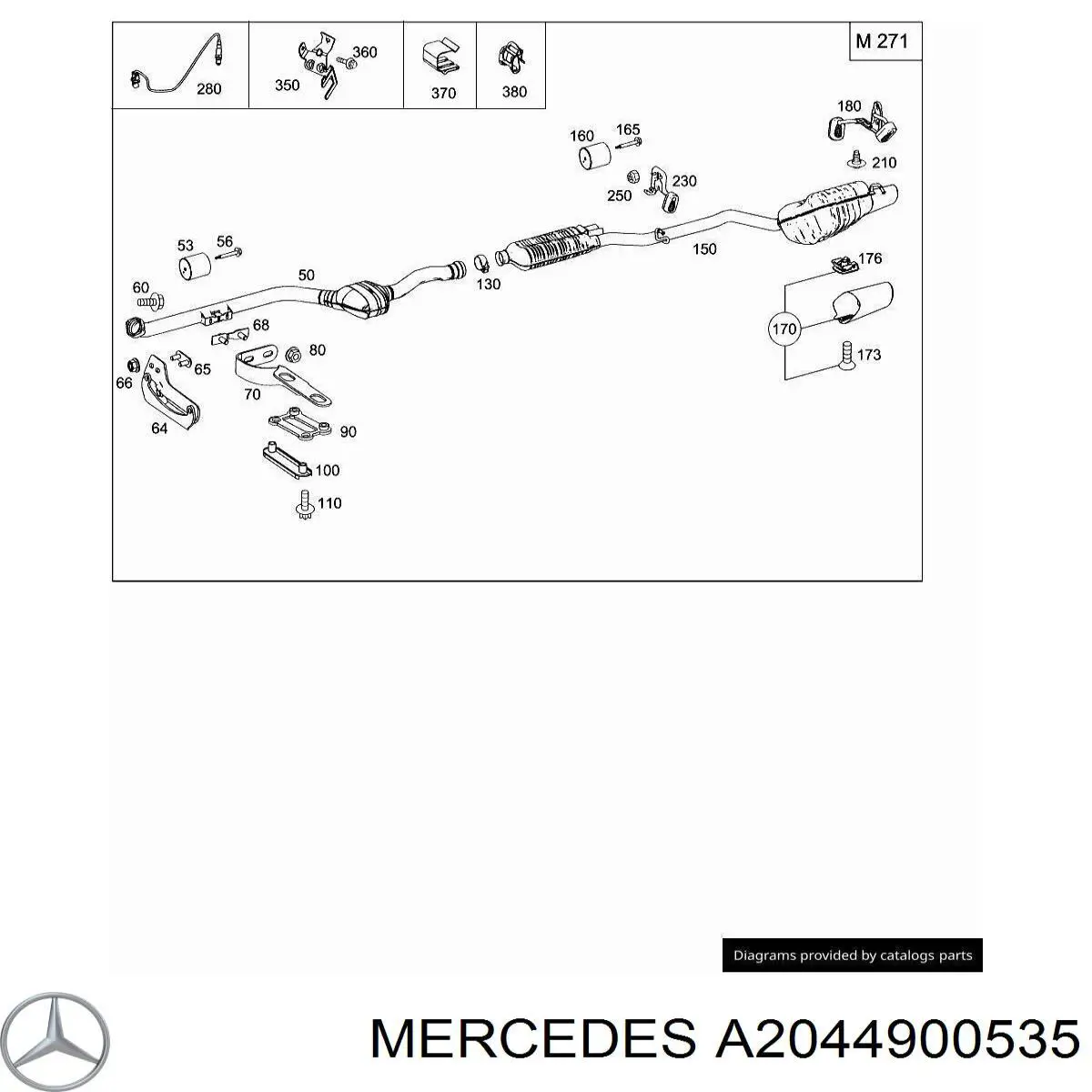  A2044900535 Mercedes