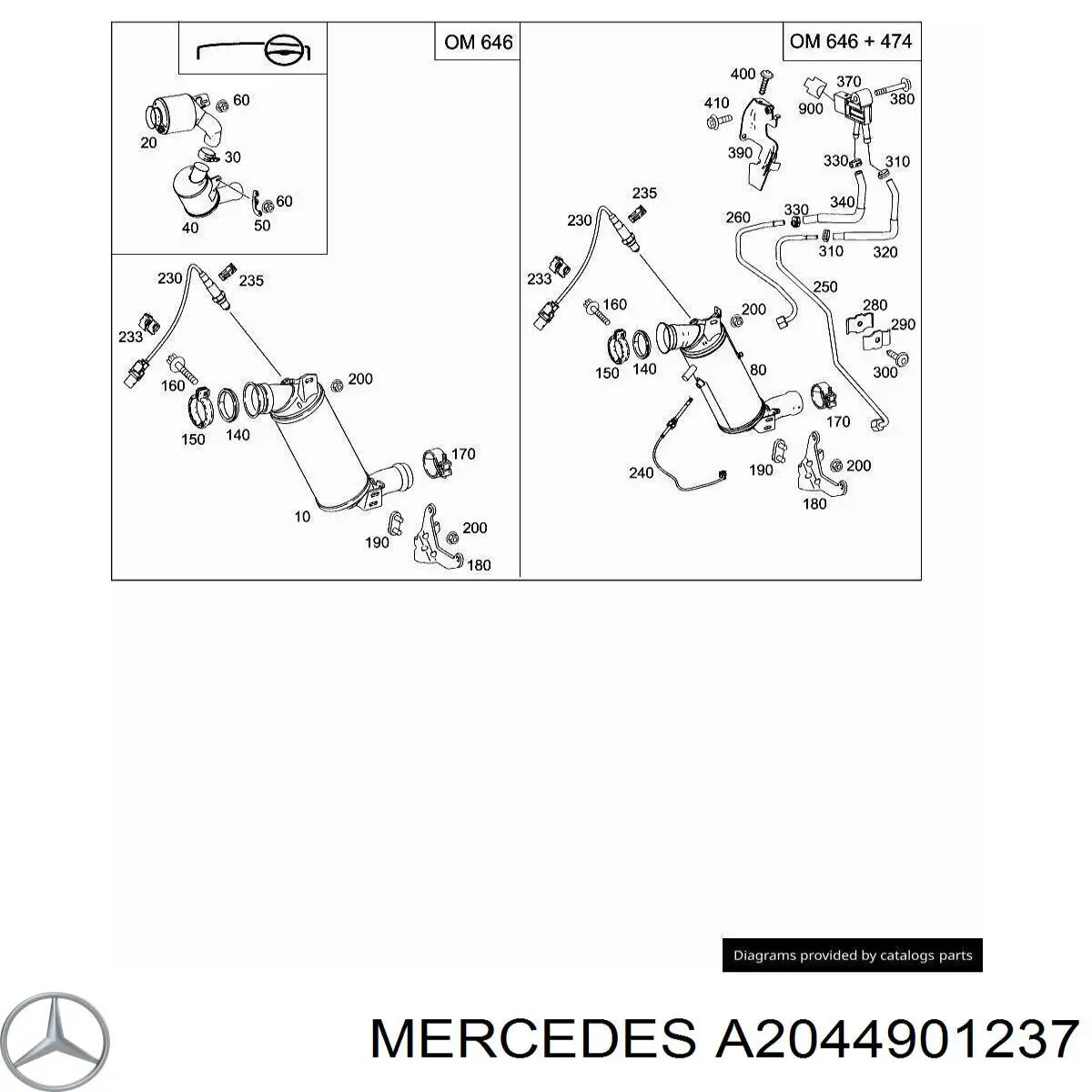 A2044901237 Mercedes 