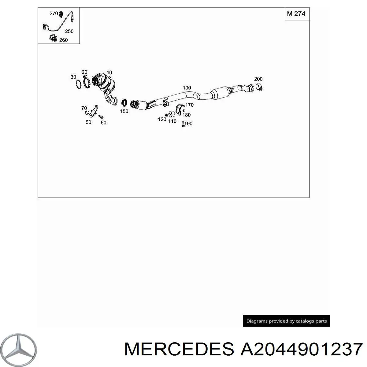  Mercedes A2044901237 цена, от 12.39 USD