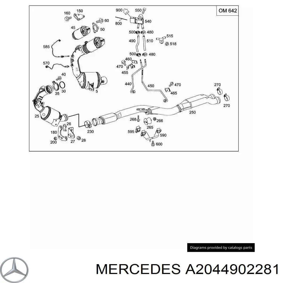 A2044902281 Mercedes 