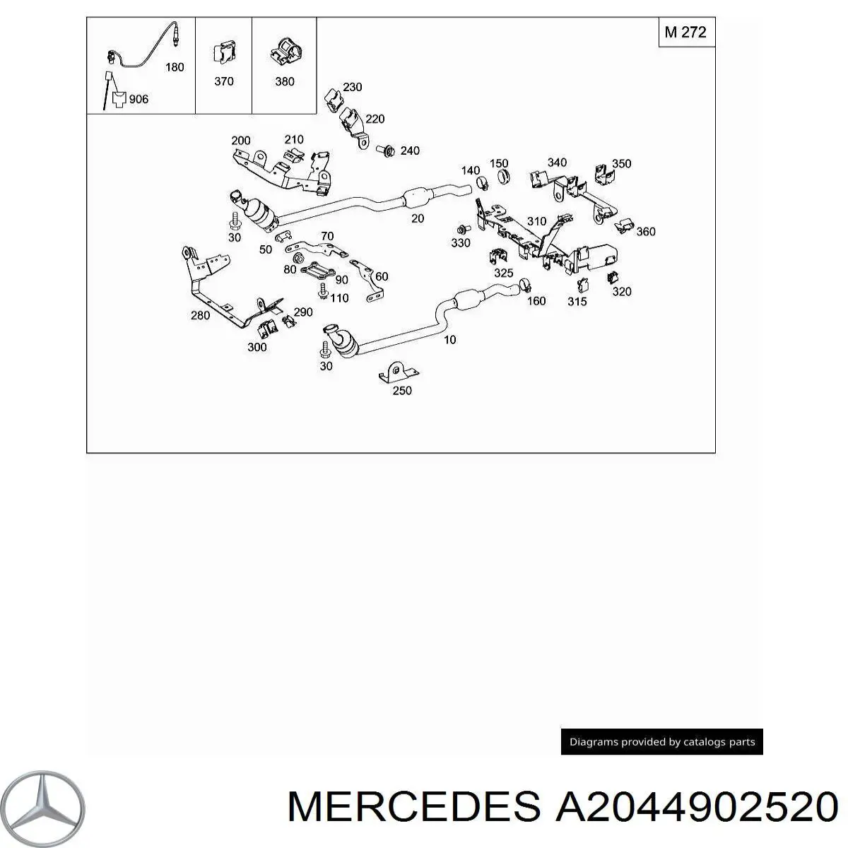 A2044902520 Mercedes 