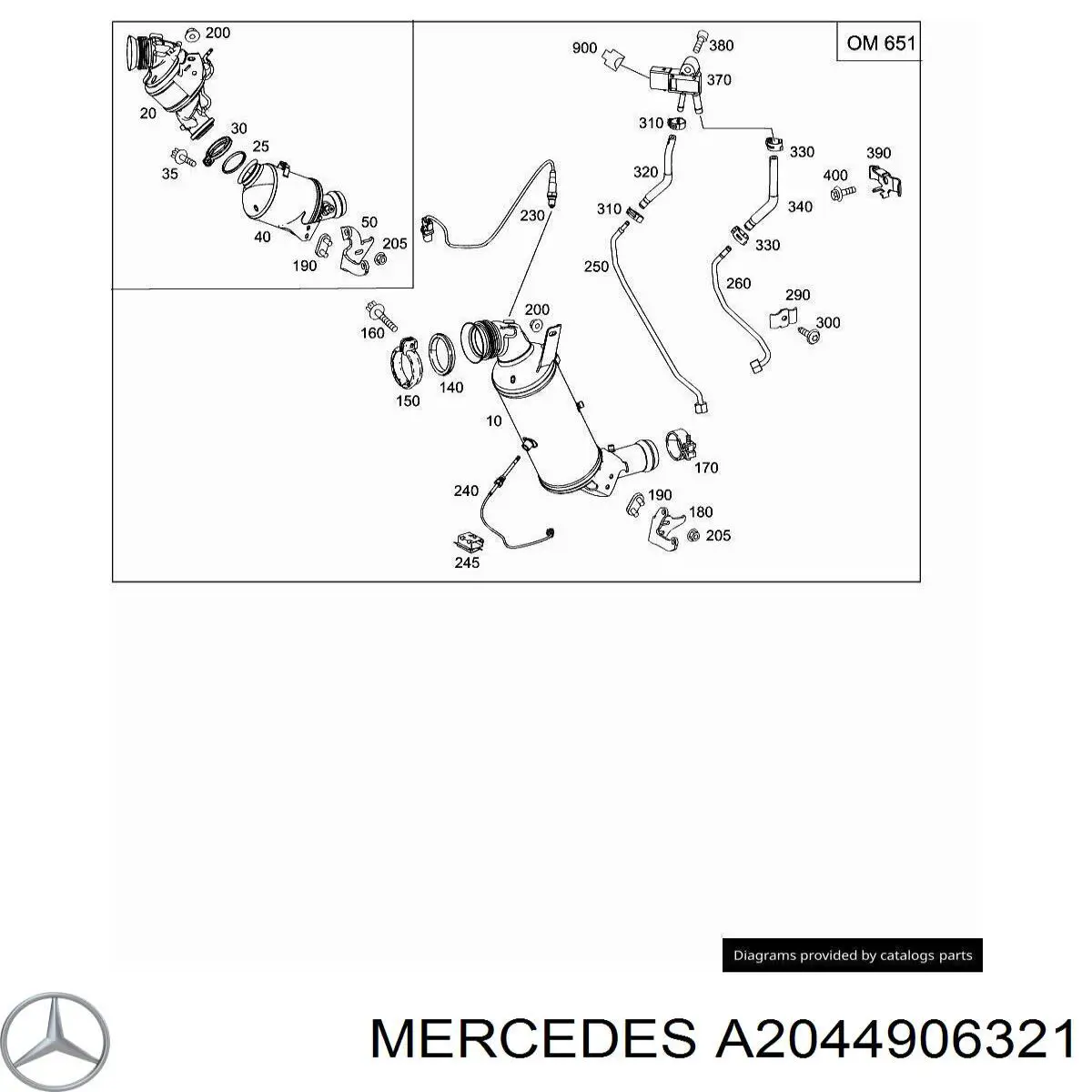 A2044906321 Mercedes 