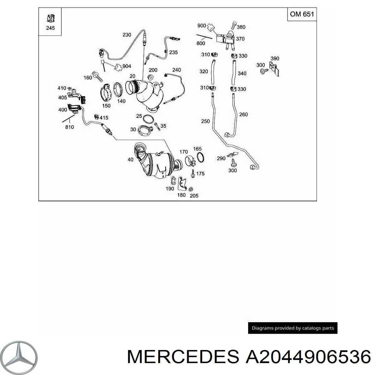 A2044906536 Mercedes 