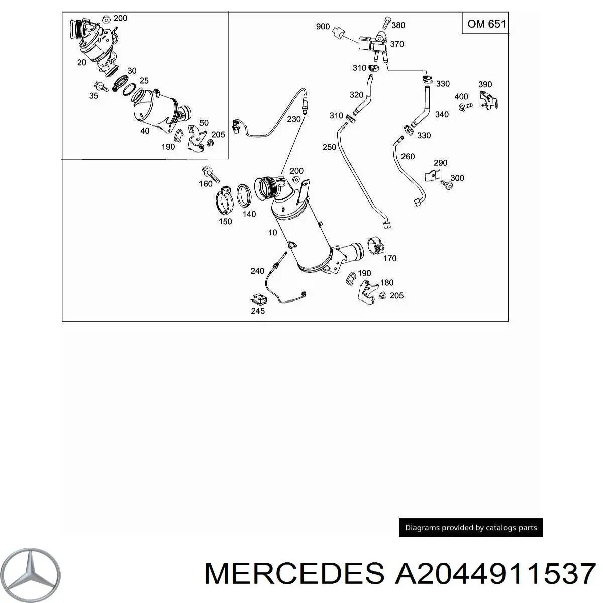 A2044911537 Mercedes 