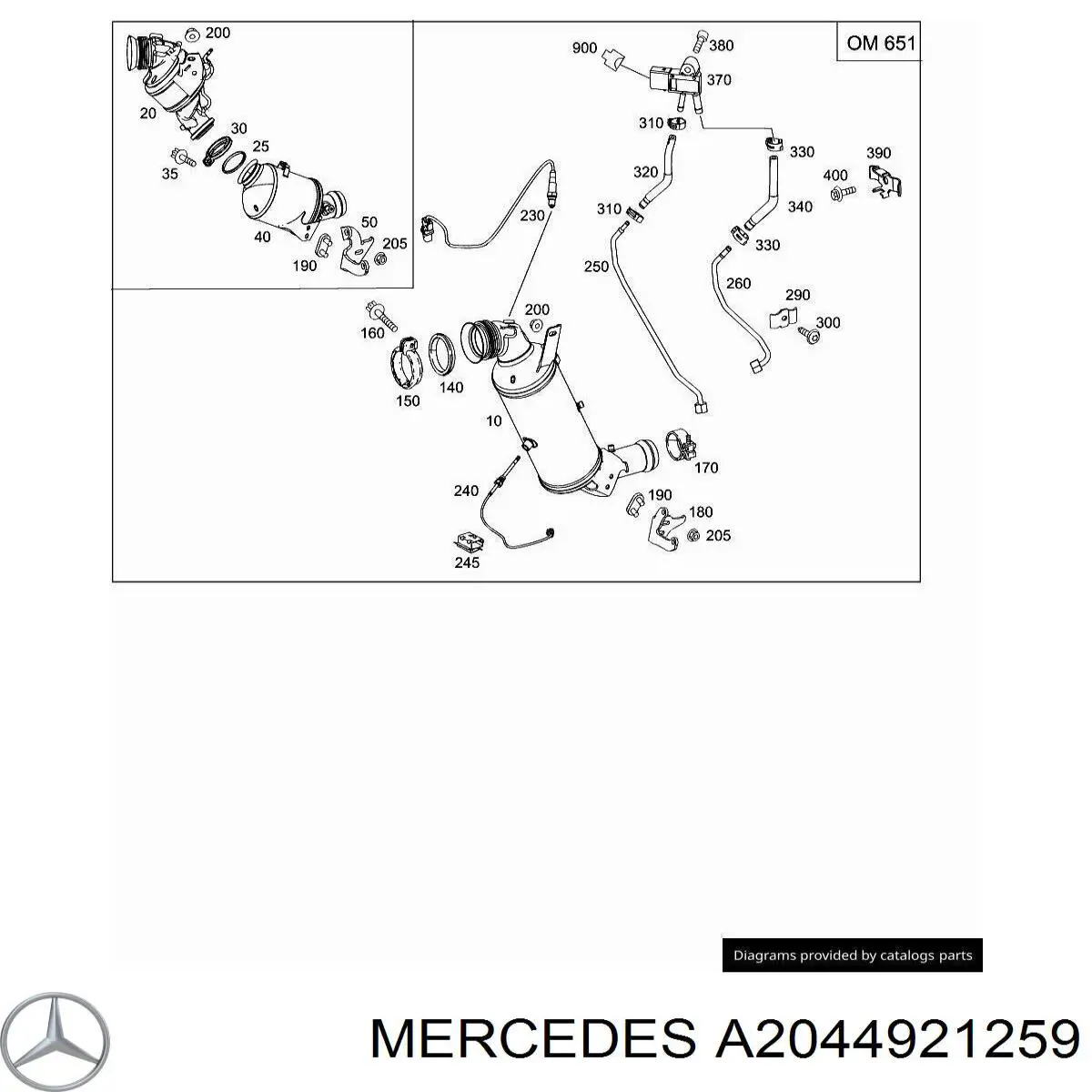 A2044921259 Mercedes 