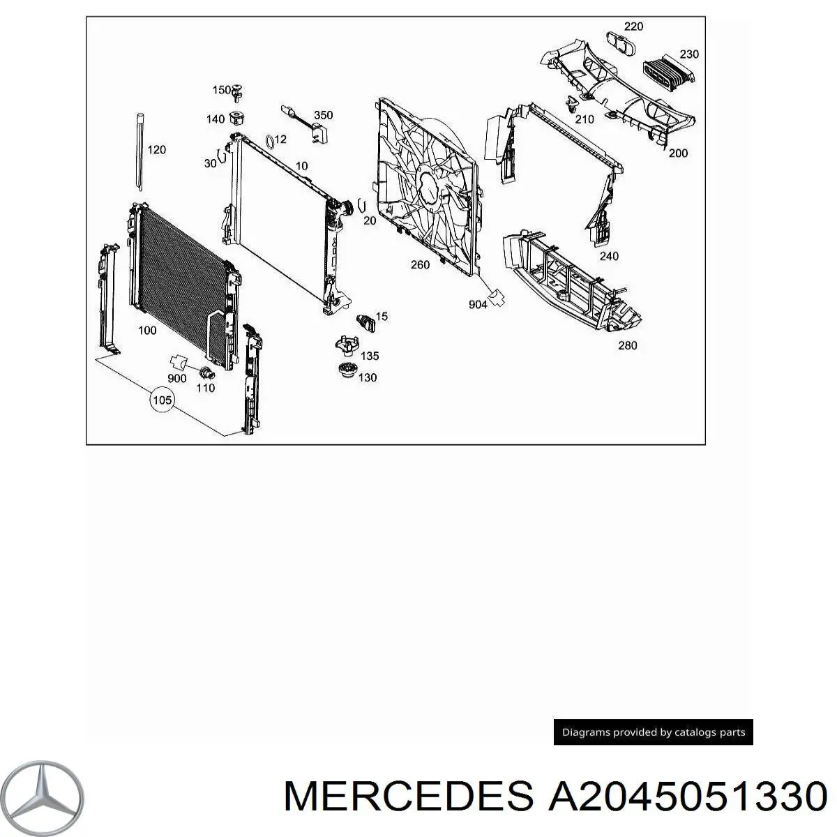  A2045051330 Mercedes