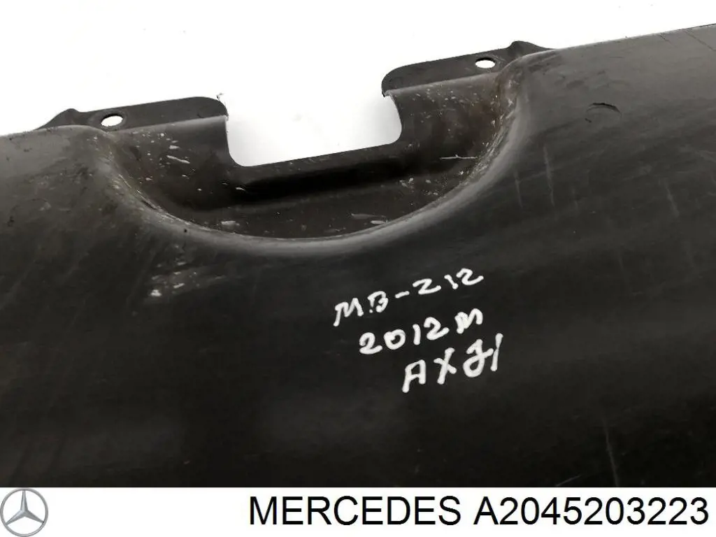 Proteção de motor, de panela (da seção de motor) A2045203223 Mercedes