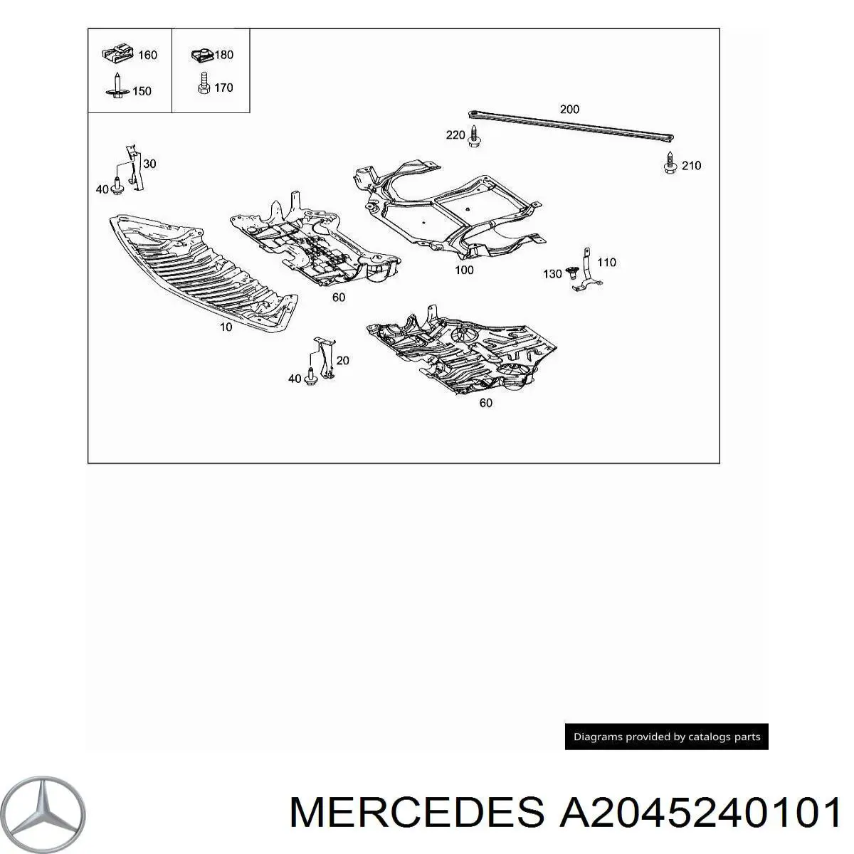 Защита моторного отсека Autotechteile 1005289 цена, от 44.24 USD