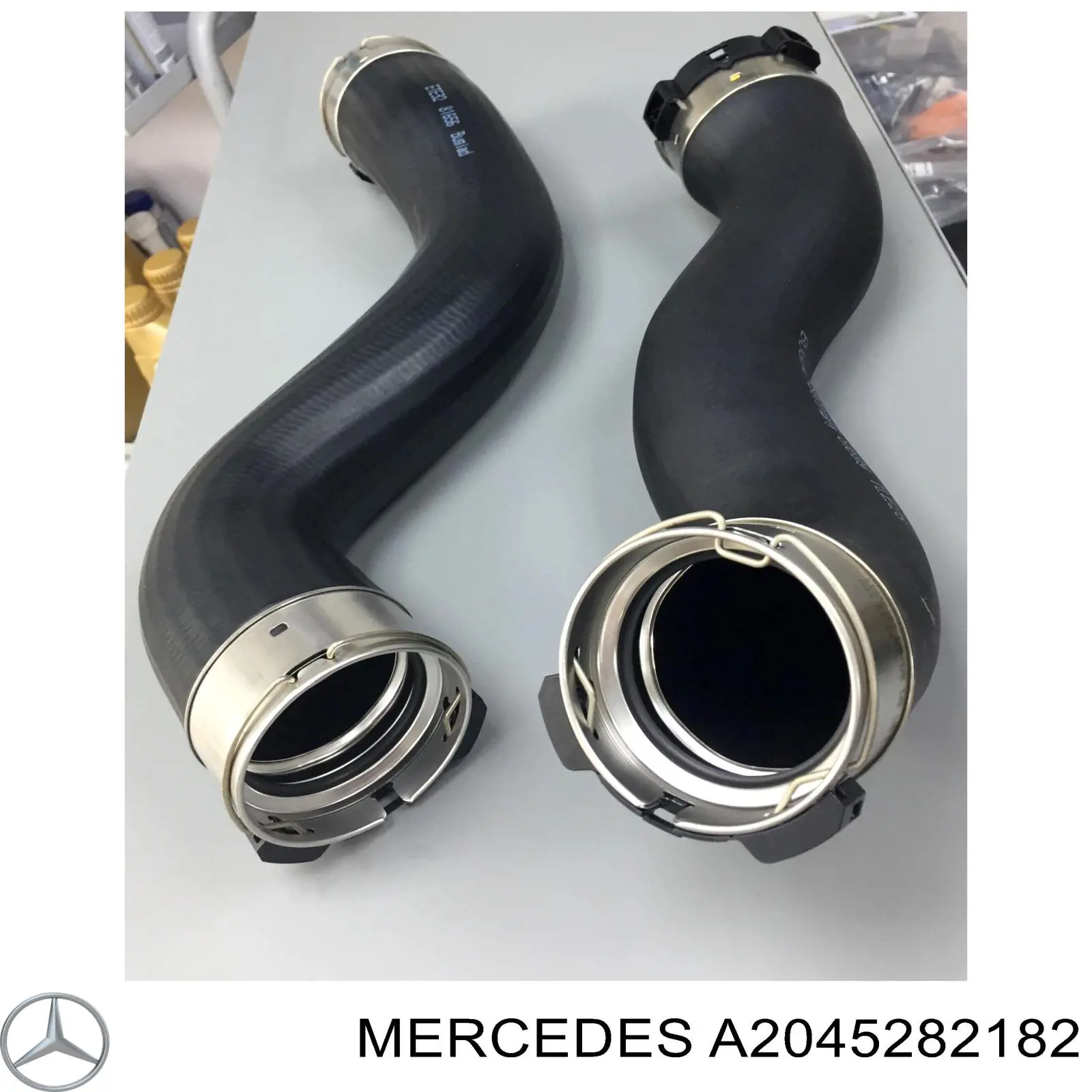 A2045282182 Mercedes mangueira (cano derivado esquerda de intercooler)