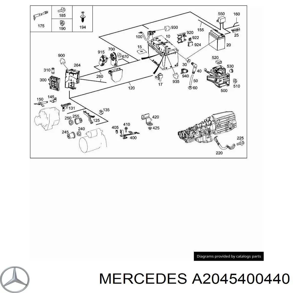 2045400440 Mercedes 