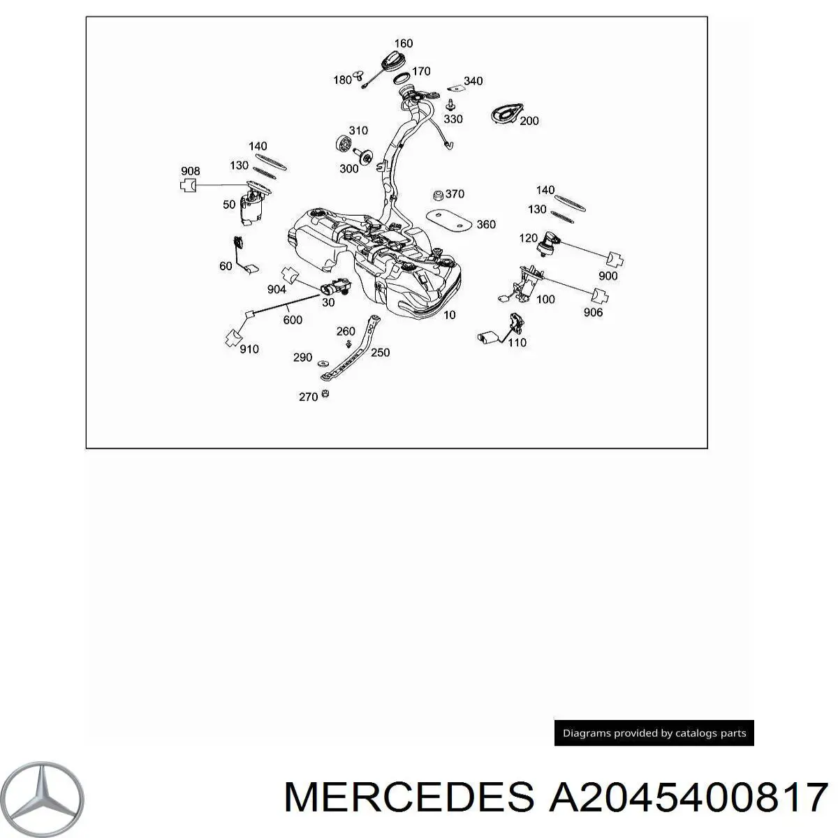 Купить 2045400817 Mercedes Датчик указателя уровня топлива