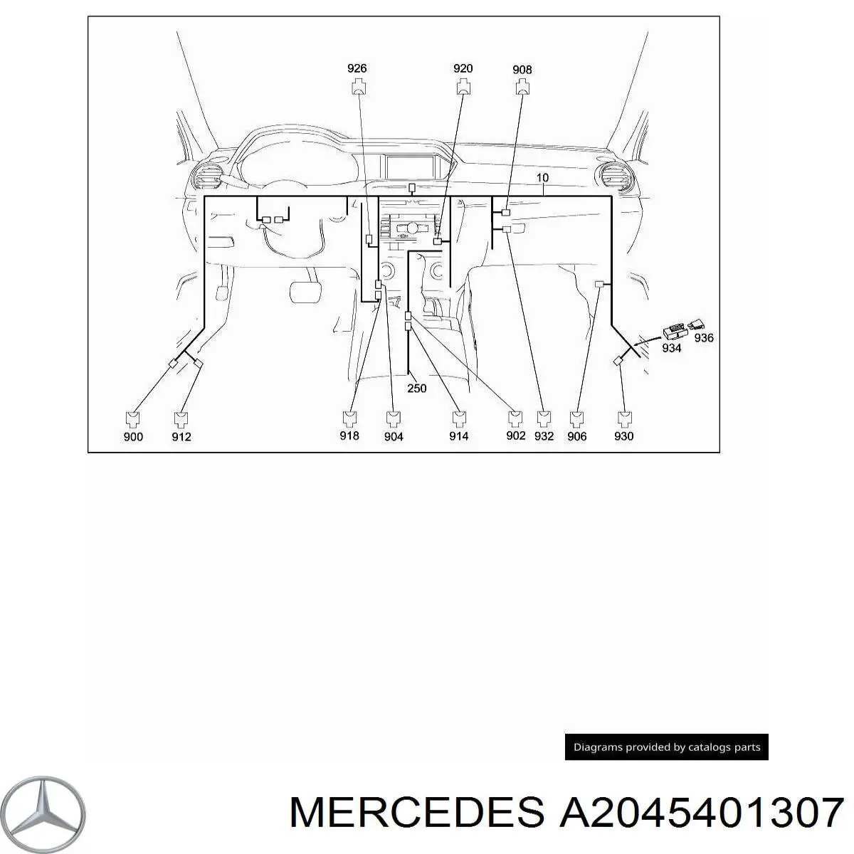  Mercedes A2045401307 цена, от 10.25 USD