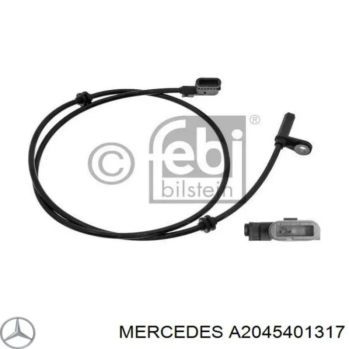 Датчик АБС (ABS) задний A2045401317 Mercedes