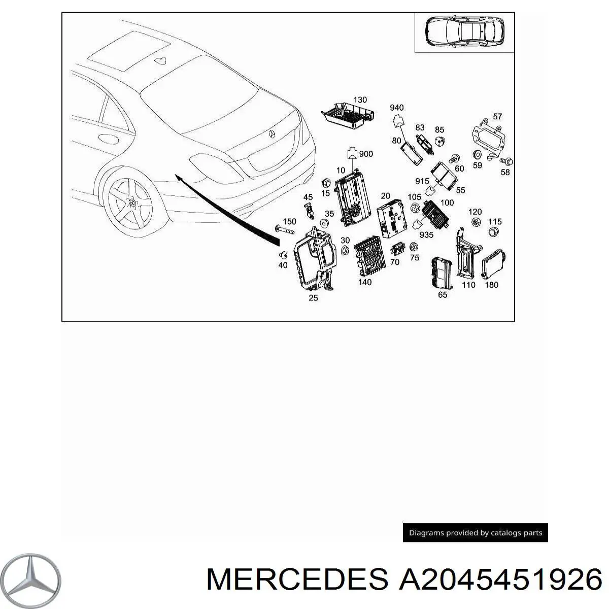  A2045451926 Mercedes