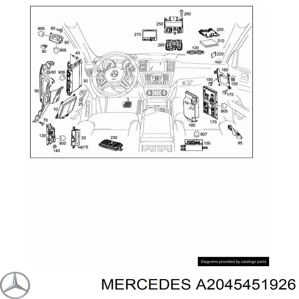  Mercedes A2045451926 цена, от 103.91 USD