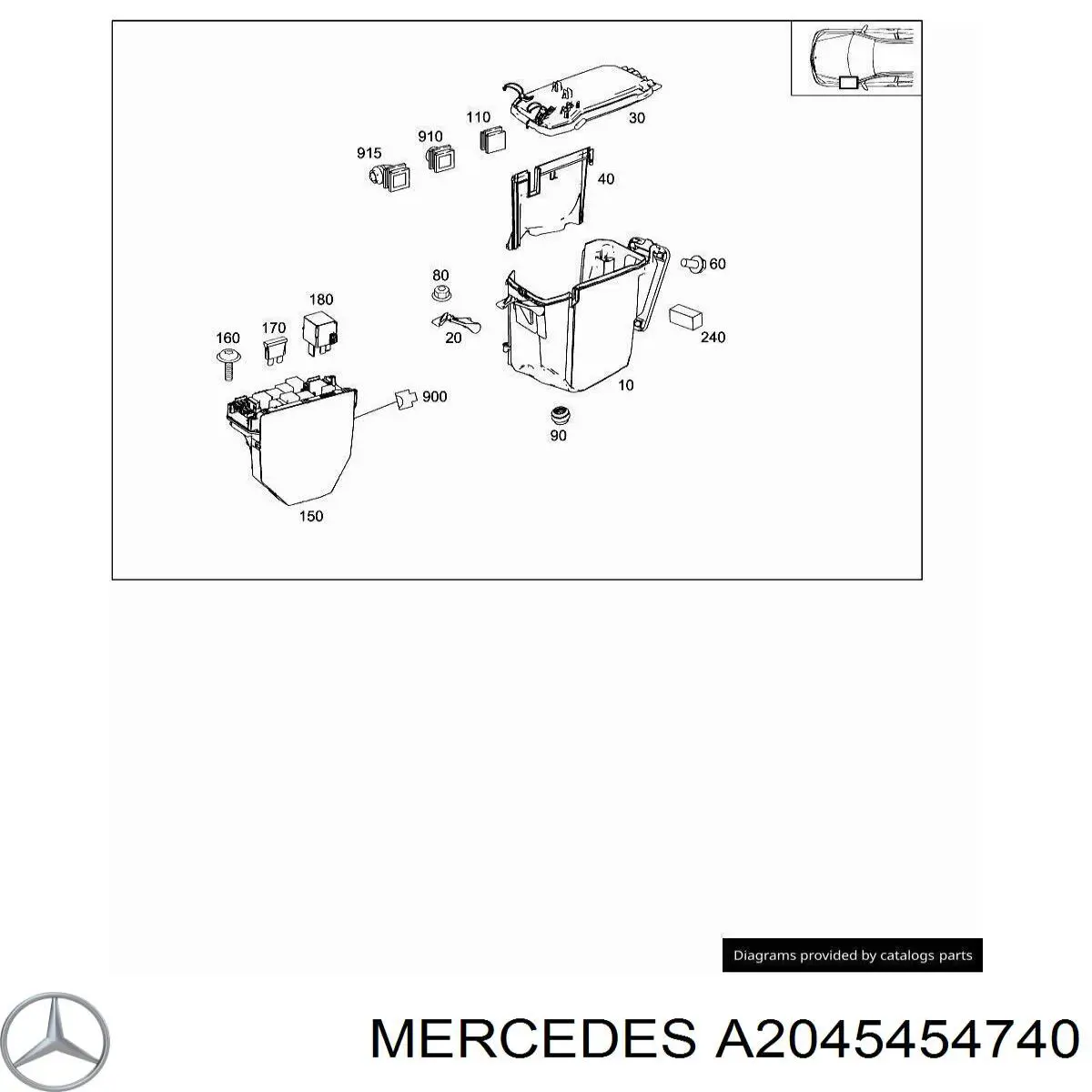 A2045454740 Mercedes 