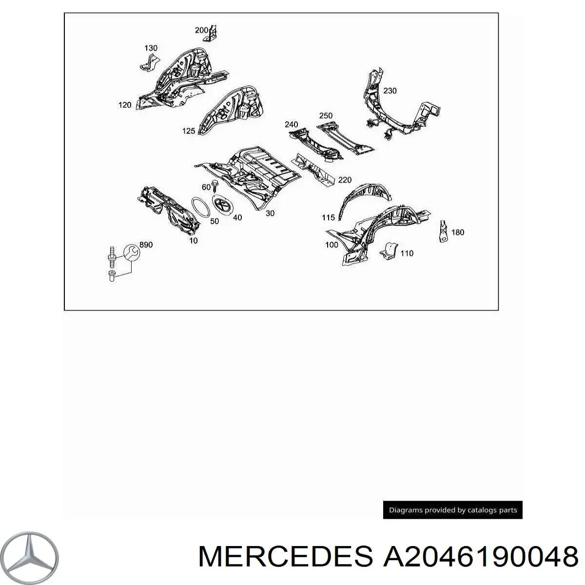 A2046190048 Mercedes 