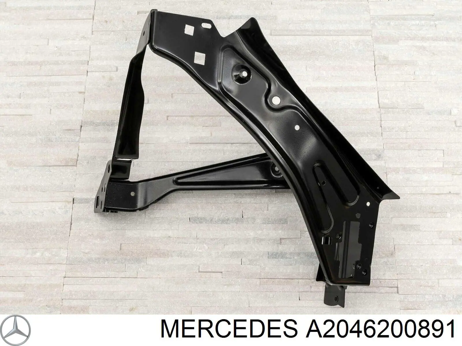 Soporte de radiador derecha Mercedes GLK 