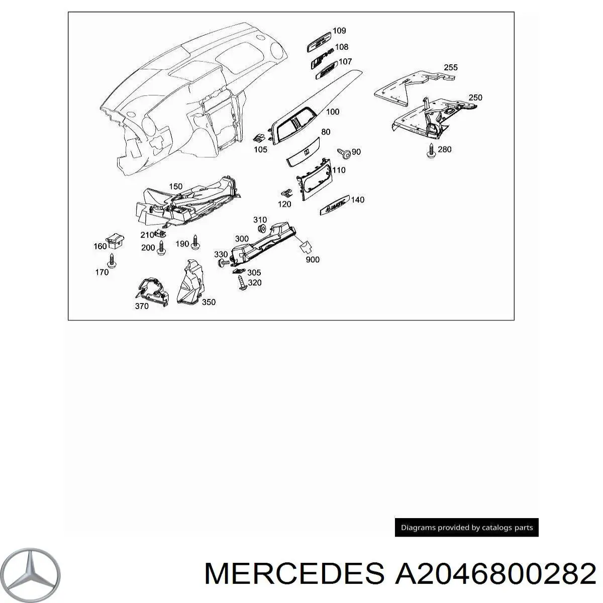  Mercedes A2046800282 цена, от 18.62 USD