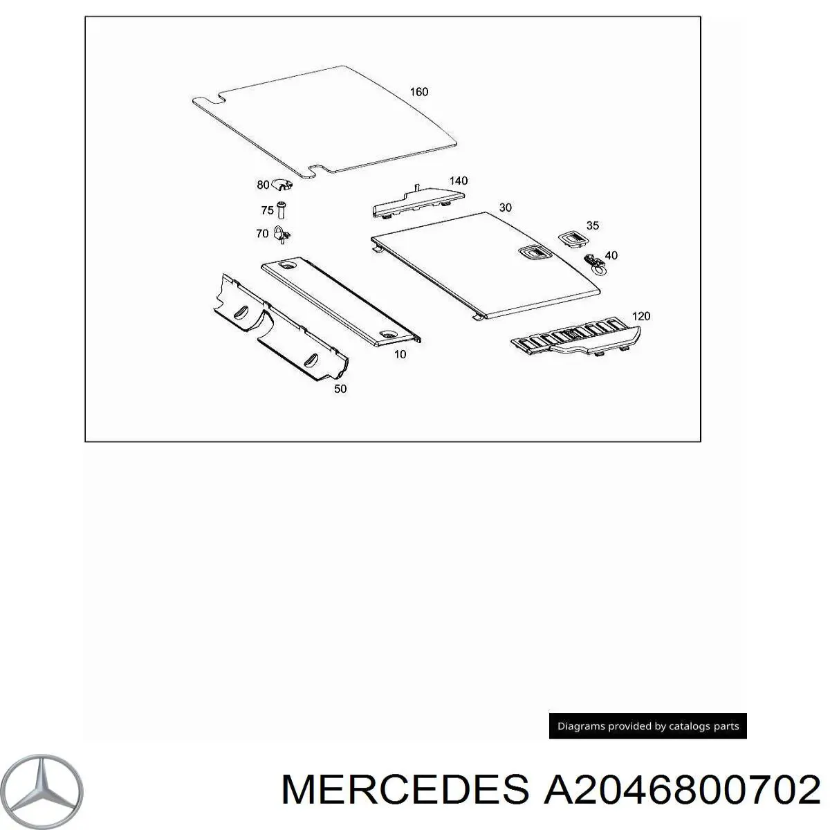 A2046800702 Mercedes 
