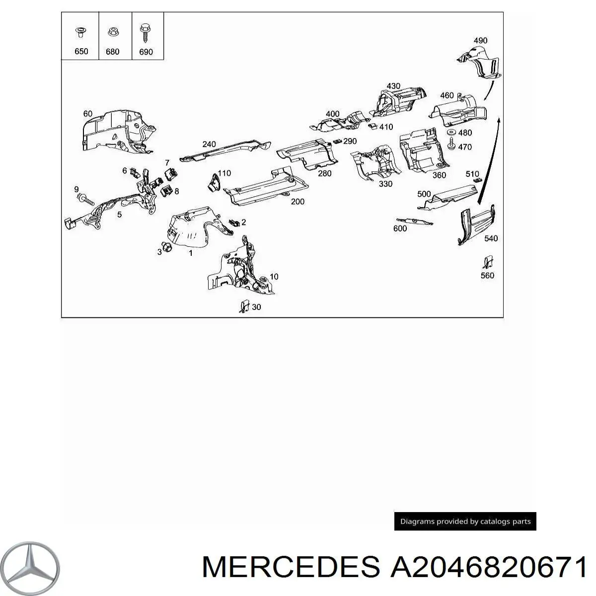  A2046820671 Mercedes