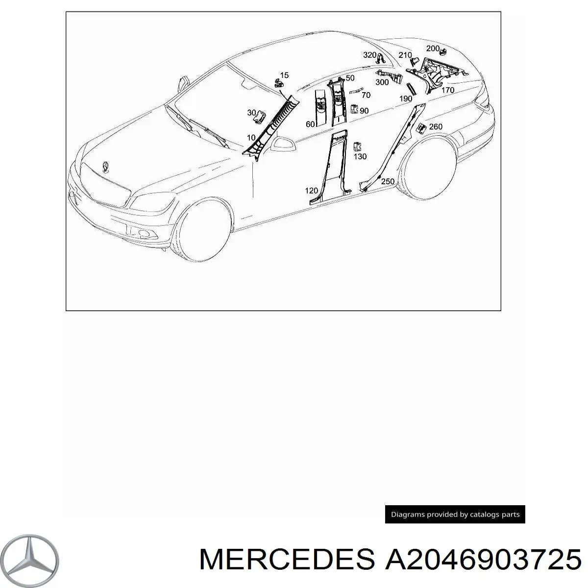 A2046903725 Mercedes 