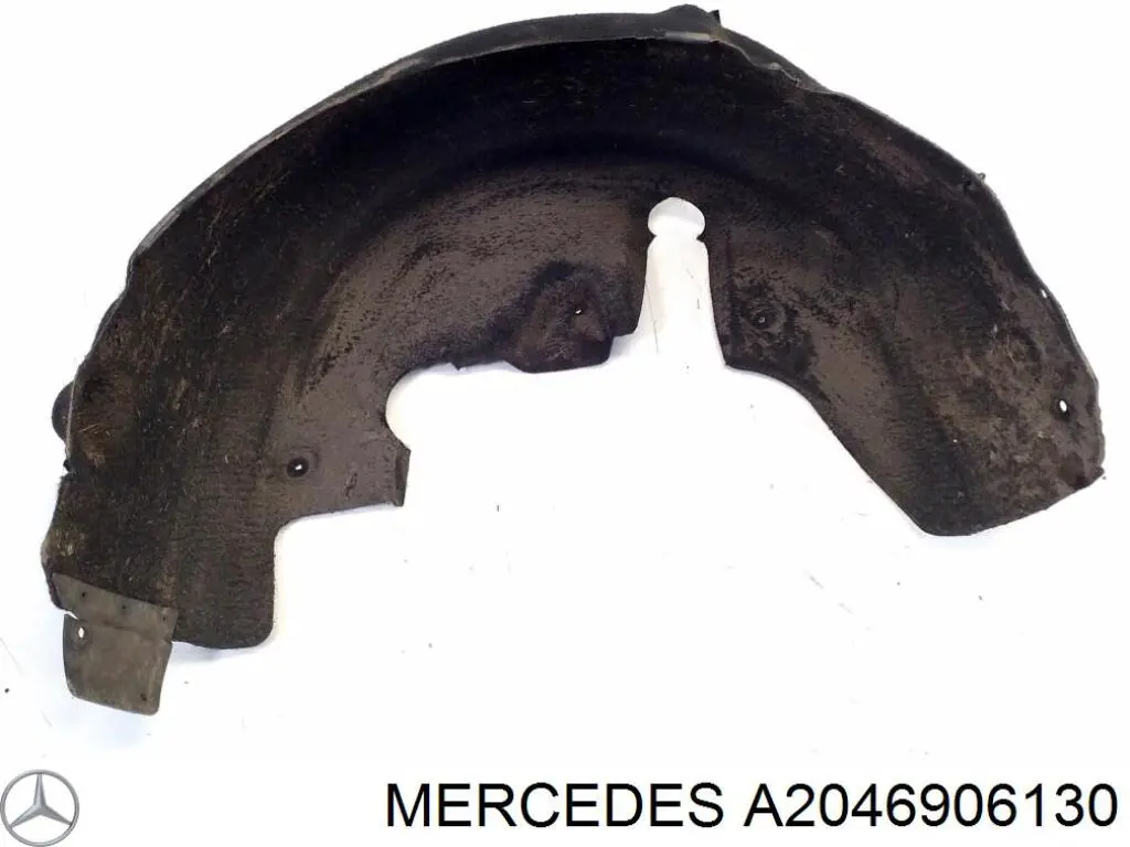 Guarda-barras do pára-lama traseiro esquerdo para Mercedes C (W204)