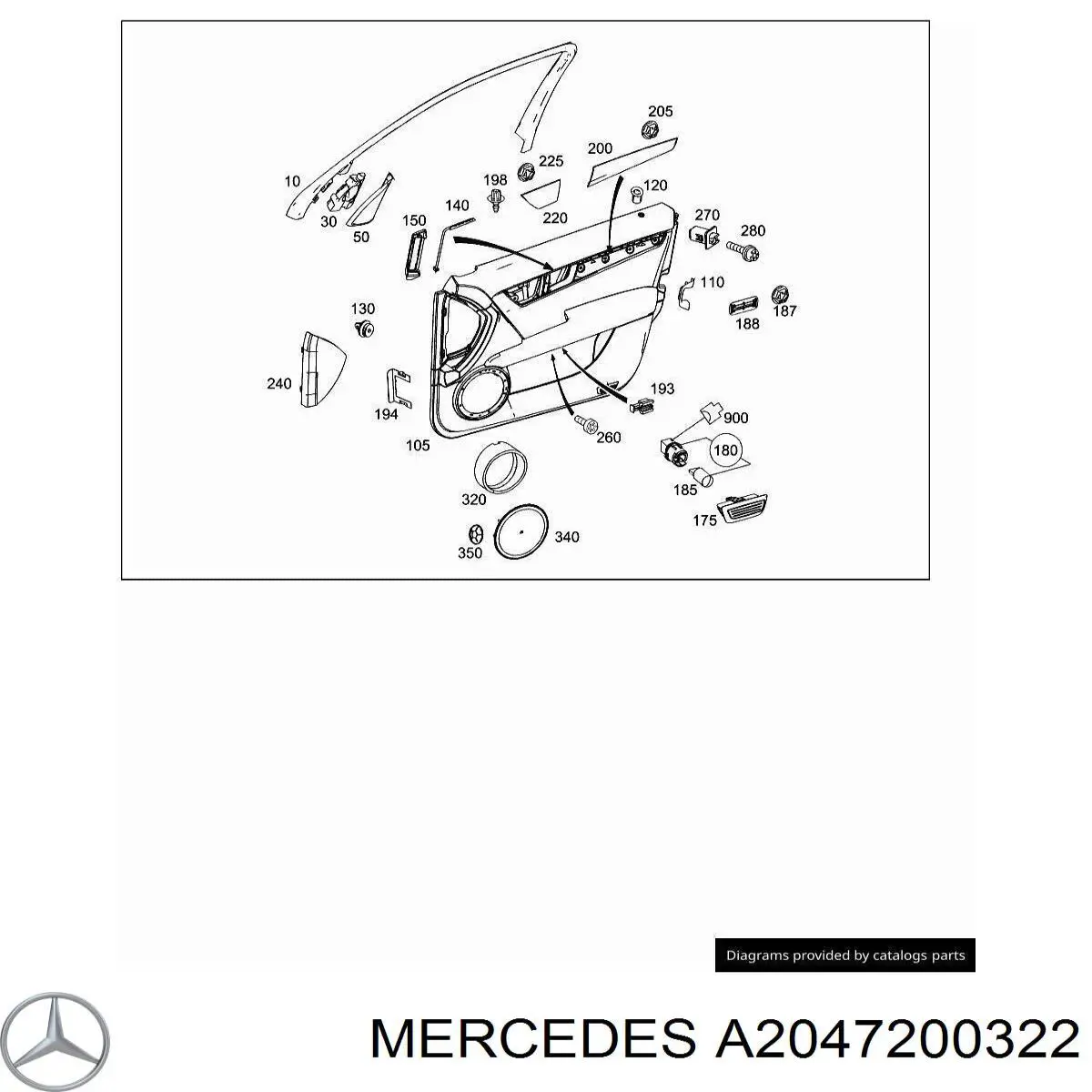 A2047200322 Mercedes 
