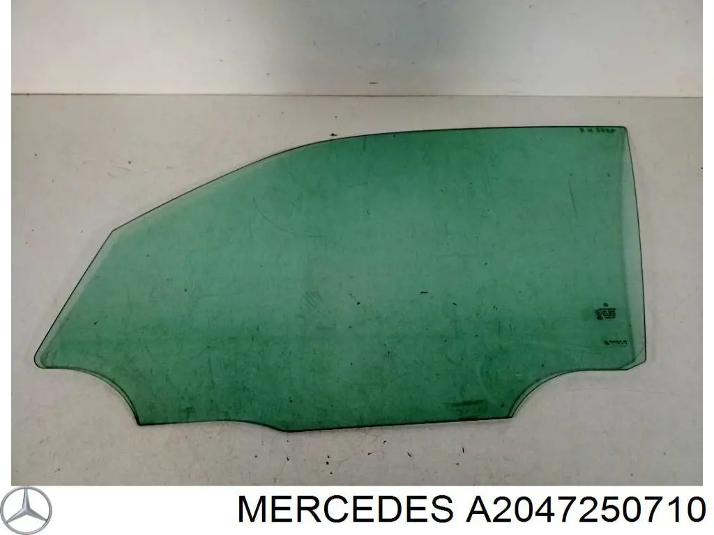 A2047250710 Mercedes vidro da porta dianteira esquerda