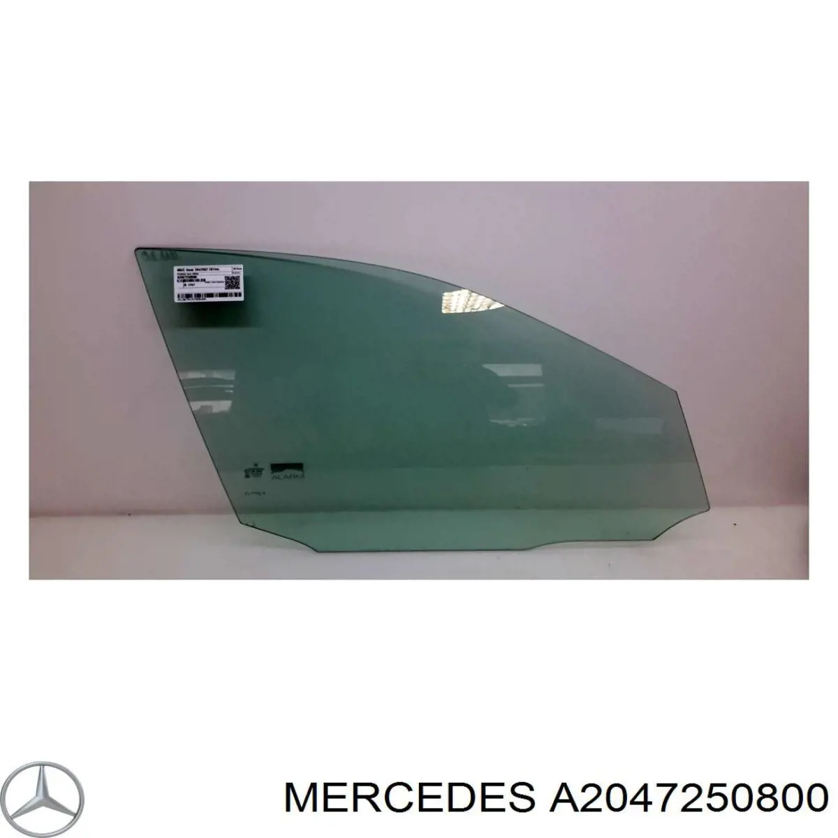 A2047250800 Mercedes vidro da porta dianteira direita