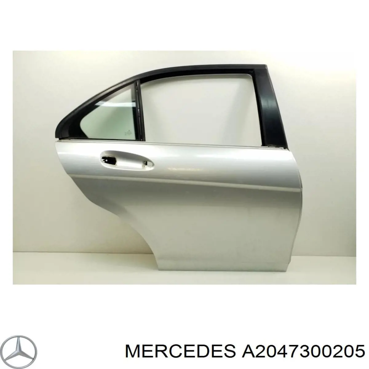 Porta traseira direita para Mercedes C (W204)