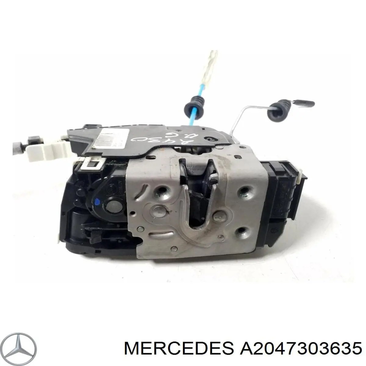 Замок двери задней правой на Mercedes ML/GLE  W166