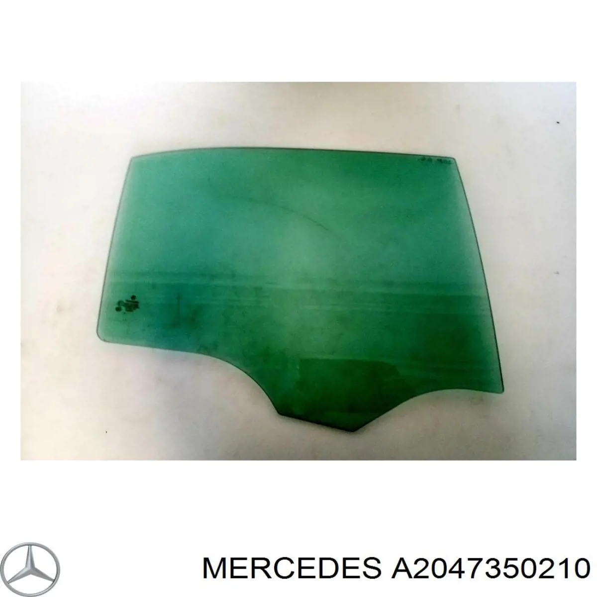 A2047350210 Mercedes vidro da porta traseira direita