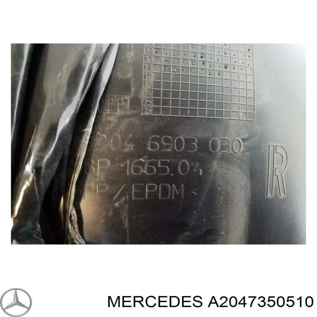 Стекло двери задней левой A2047350510 Mercedes