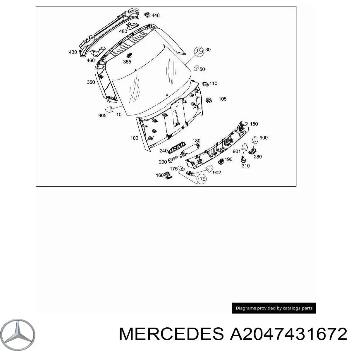  Mercedes A20474316729051 цена, от 6.33 USD