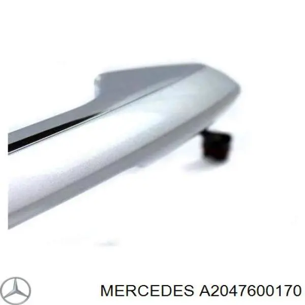 A2047600170 Mercedes maçaneta externa dianteira/traseira da porta esquerda
