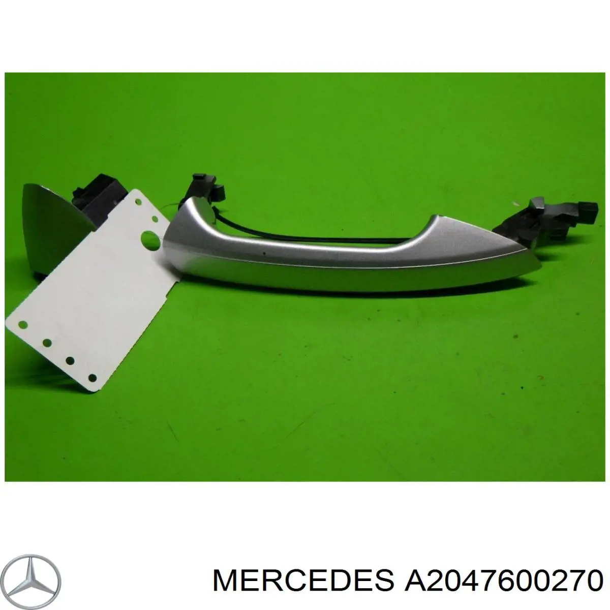 Ручка правой задней двери на Mercedes E (W212)