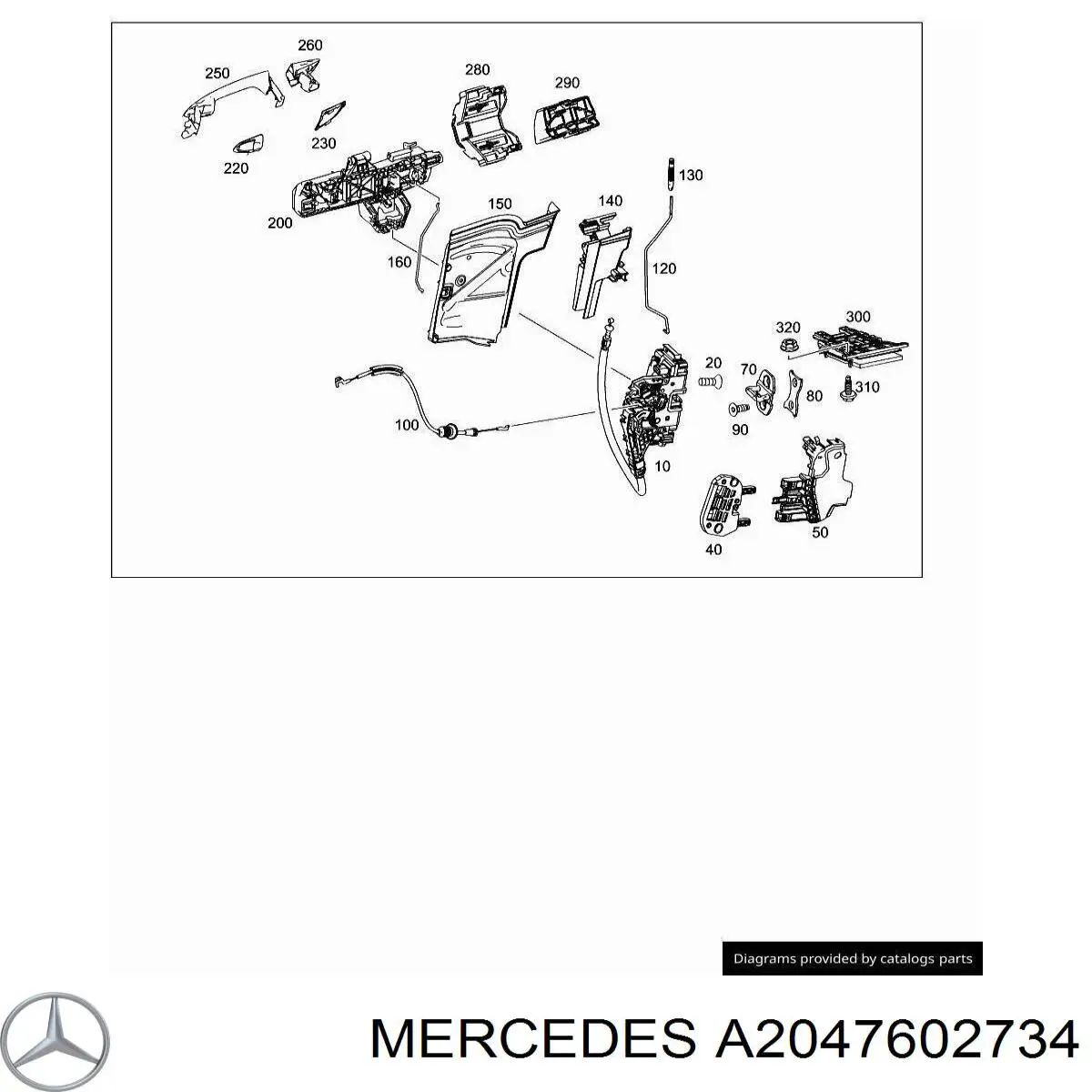 A2047602734 Mercedes 