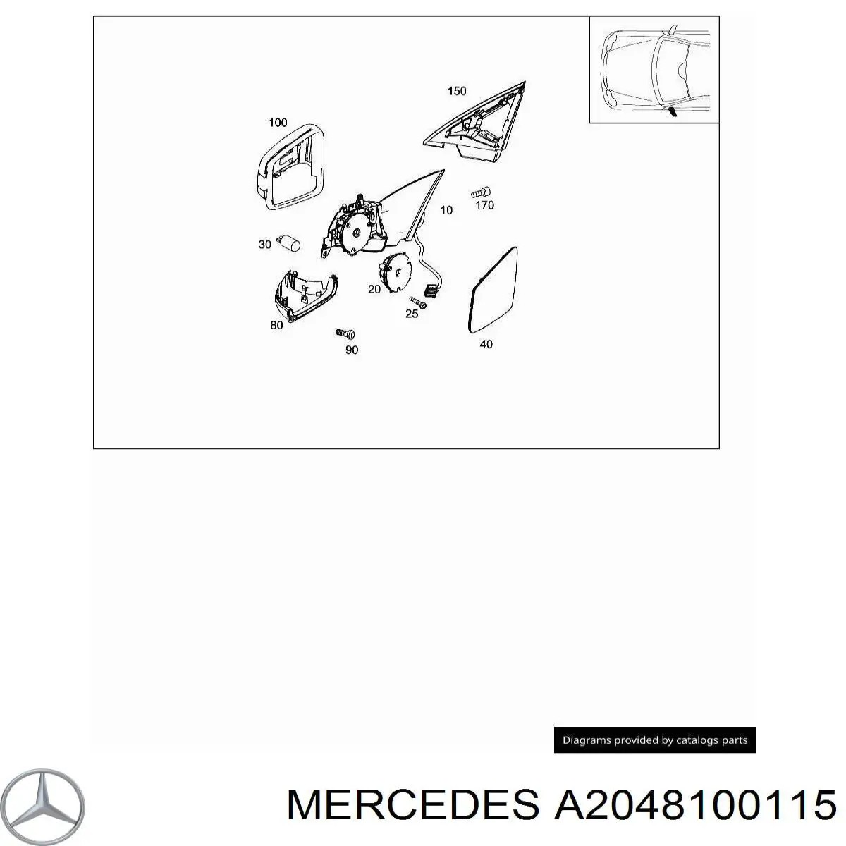  A2048100115 Mercedes