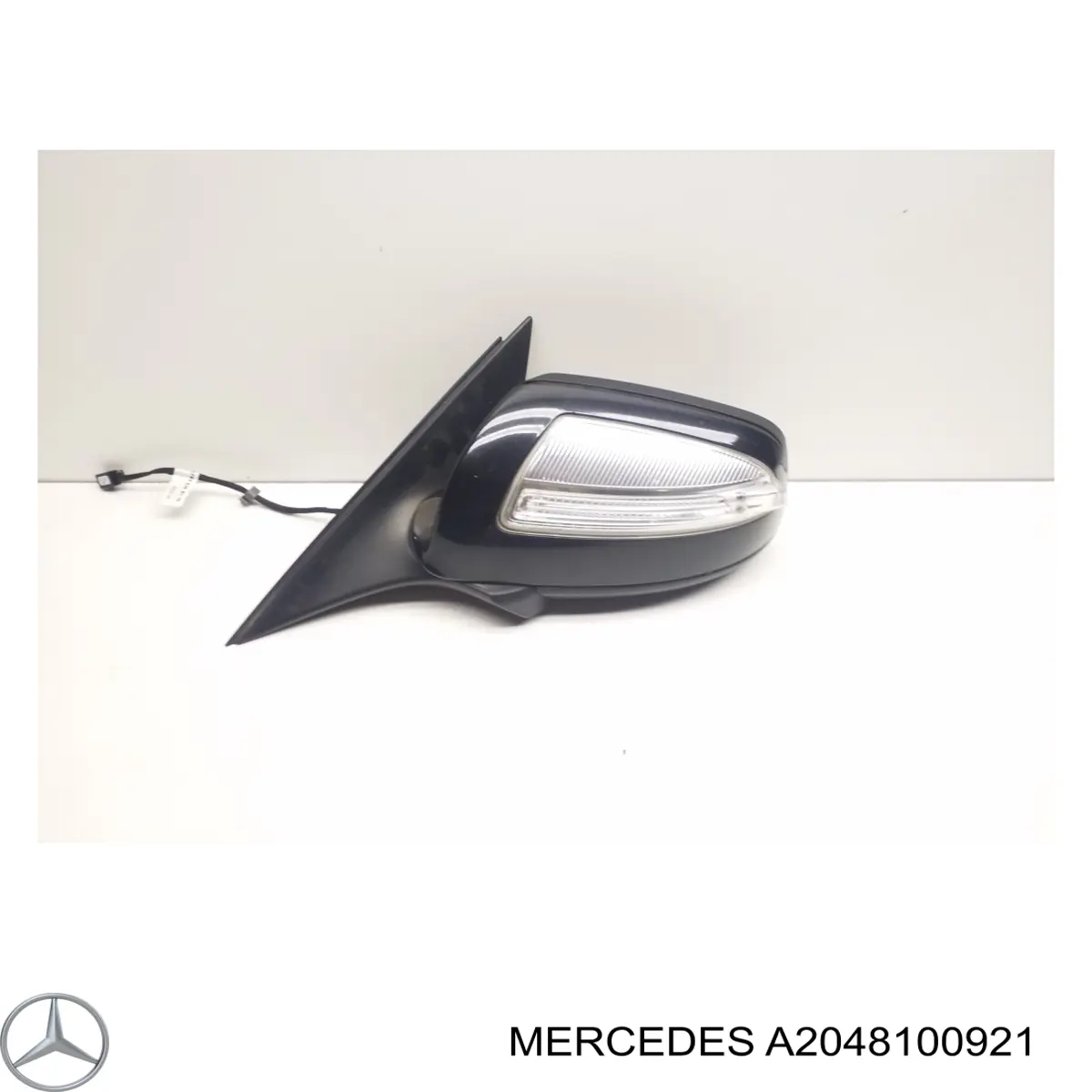 Зеркальный элемент зеркала заднего вида левого Mercedes A2048100921