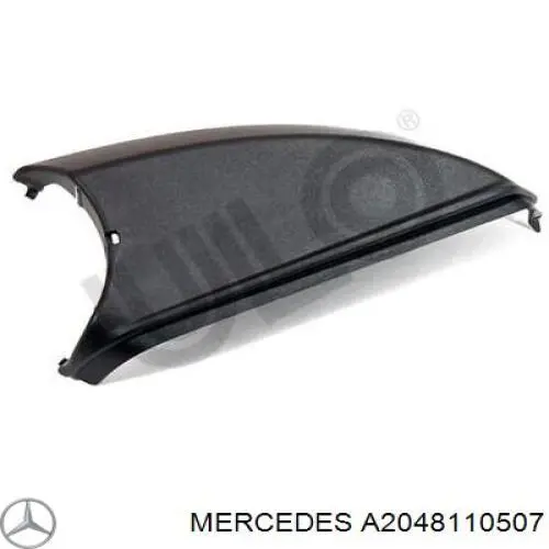 A2048110507 Mercedes placa sobreposta (tampa do espelho de retrovisão esquerdo)