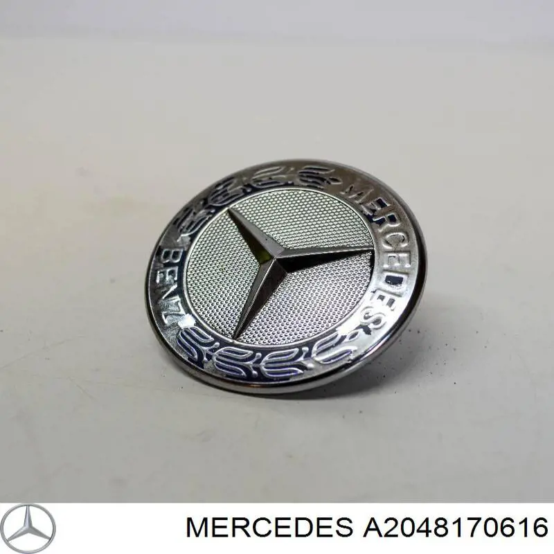 A2048170616 Mercedes emblema da capota