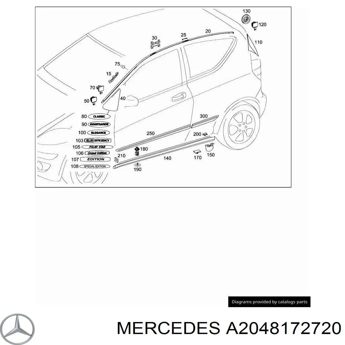  A2048172720 Mercedes