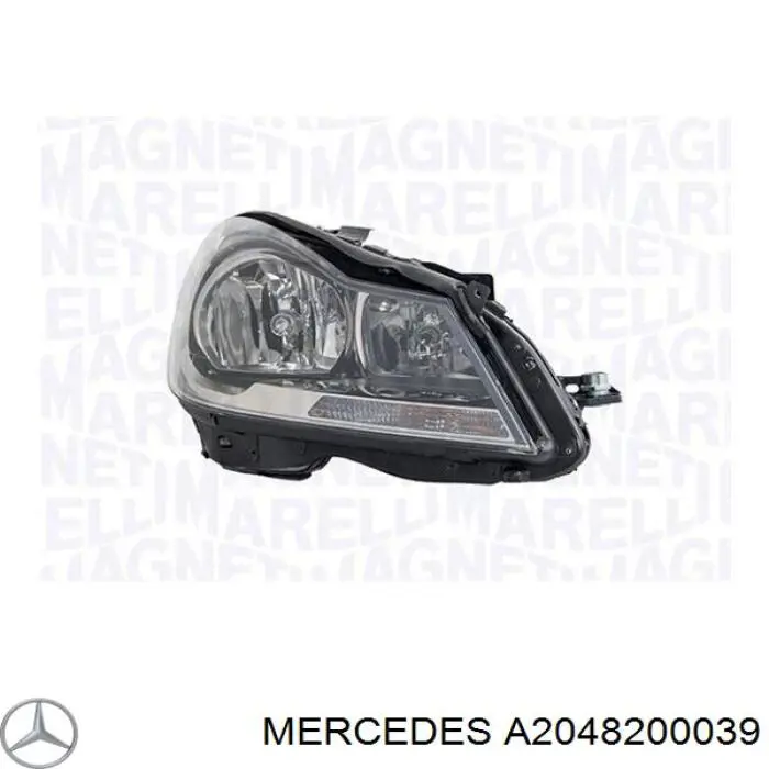 A2048200039 Mercedes Фара передняя правая