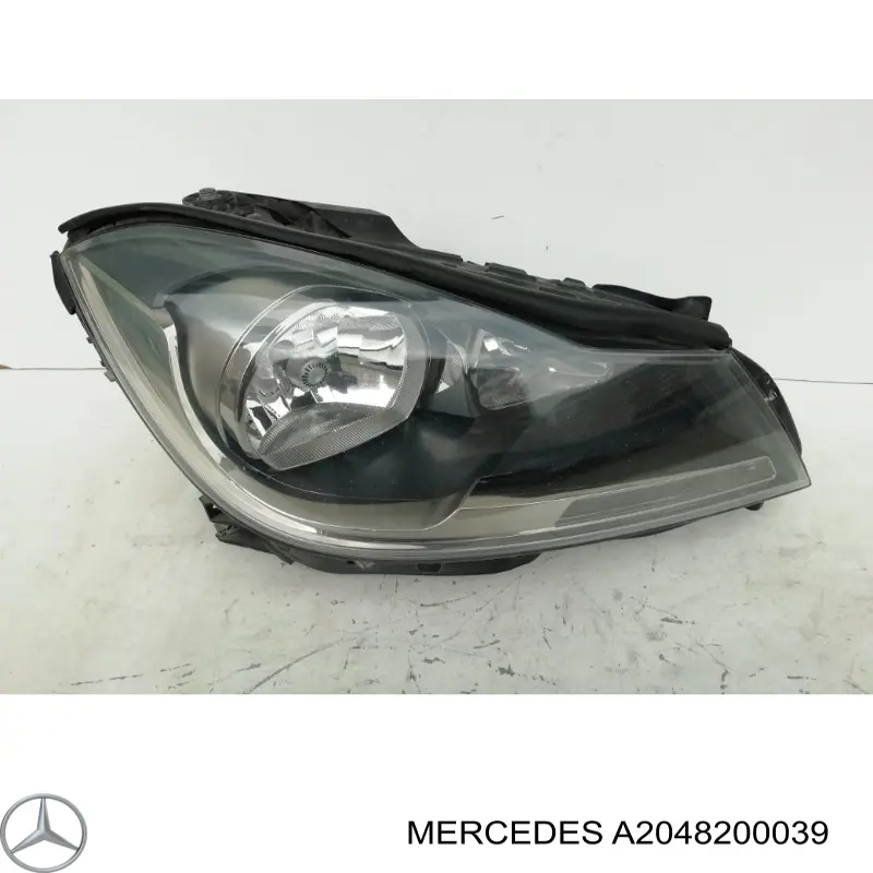 Правая блок фара Mercedes A2048200039 цена, от 88.68 USD